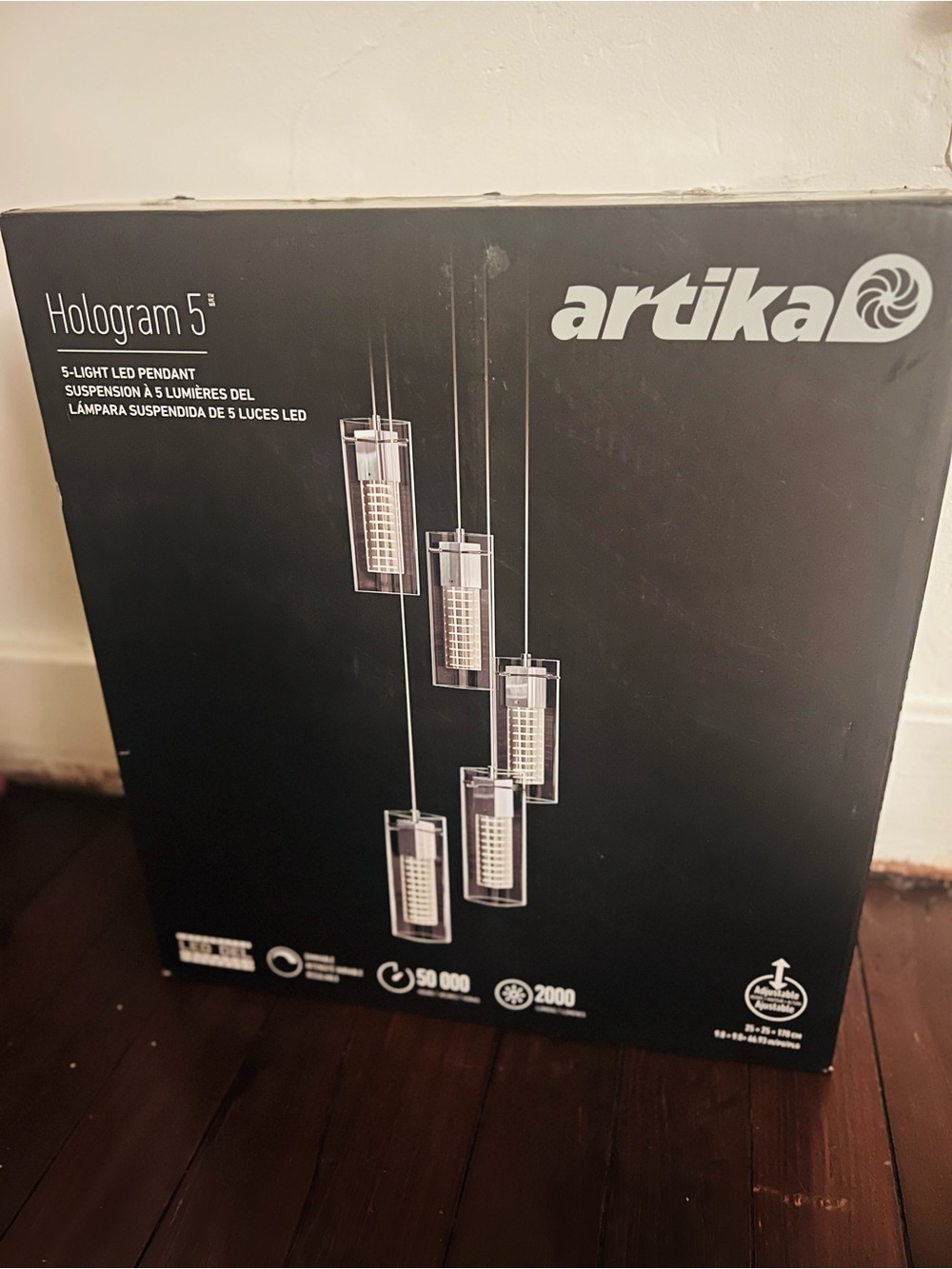 Artika Hologram 5-Light LED Pendant